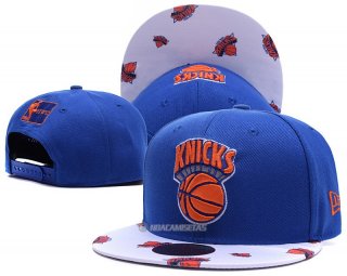 NBA New York Knicks Sombrero Azul Blanco