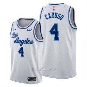 Camiseta Los Angeles Lakers Alex Caruso #4 Classic Edition 2019-20 Blanco