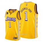 Camiseta Los Angeles Lakers Kentavious Caldwell-Pope #1 Ciudad Amarillo