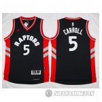 Camiseta Toronto Raptors Carroll #5 Negro