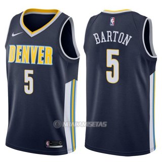 Camiseta Denver Nuggets Will Barton #5 Icon 2017-18 Azul