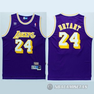Camiseta Los Angeles Lakers retro Bryant #24 Purpura