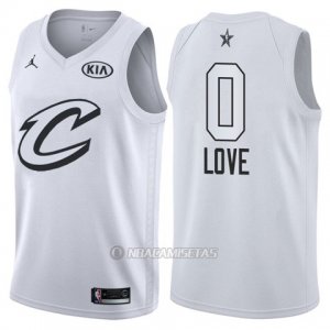 Camiseta All Star 2018 Cavaliers Kevin Love #0 Blanco