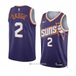 Camiseta Phoenix Suns Josh Okogie #2 Icon 2023-24 Violeta