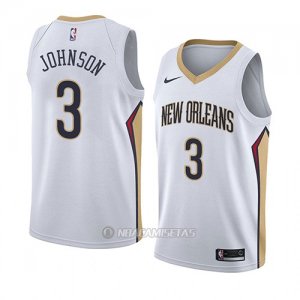 Camiseta New Orleans Pelicans Stanley Johnson #3 Association 2018 Blanco