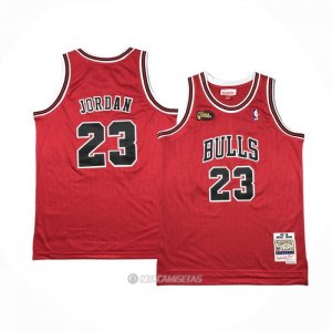 Camiseta Nino Chicago Bulls Michael Jordan #23 Mitchell & Ness 1997-98 NBA Finals Rojo
