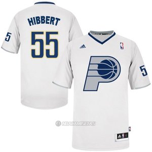 Camiseta Hibbert Indiana Pacers #55 Blanco