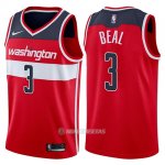 Camiseta Washington Wizards Bradley Beal Icon #3 2017-18 Rojo