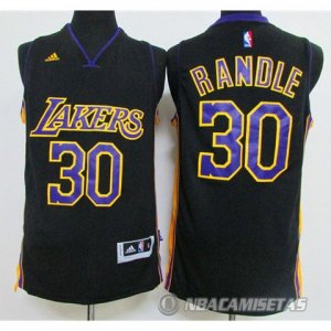 Camiseta Los Angeles Lakers Randle #30 Negro