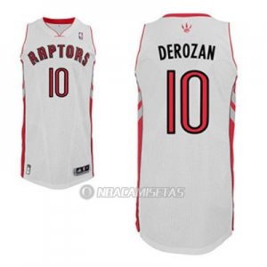 Camiseta Toronto Raptors Derozan #10 Blanco