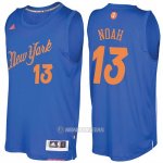Camiseta Navidad New York Knicks Joakim Noah #13 Azul