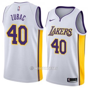 Camiseta Los Angeles Lakers Ivica Zubac #40 Association 2018 Blanco