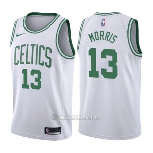 Camiseta Boston Celtics Marcus Morris #13 Association 2017-18 Blanco