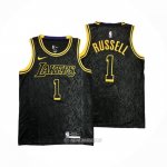 Camiseta Los Angeles Lakers D'Angelo Russell #1 Mamba 2021-22 Negro