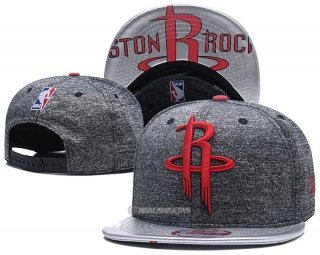 NBA Houston Rockets Sombrero Oscuro Gris Rojo