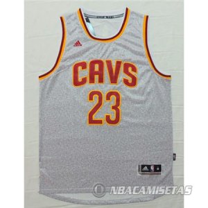 Camiseta Cavaliers James #23 Gris Moda Estatica