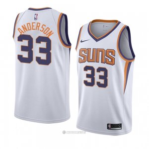 Camiseta Phoenix Suns Ryan Anderson #33 Association 2018 Blanco2