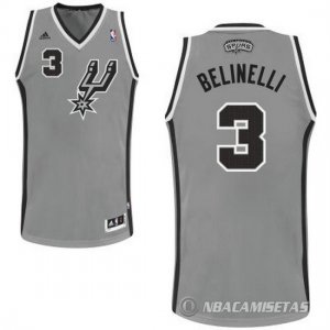 Camiseta Gris Belinelli San Antonio Spurs Revolution 30