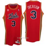 Camiseta Philadelphia 76ers Nata Iverson #3 Rojo