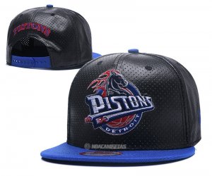 NBA Detroit Pistons Sombrero Negro Azul
