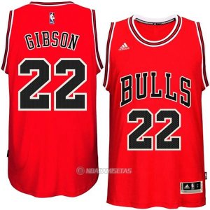 Camiseta Chicago Bulls Gibson #22 Rojo