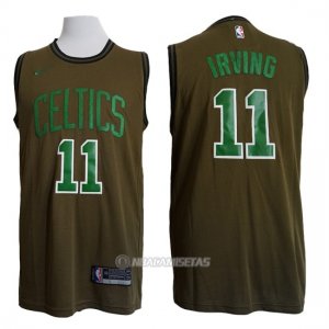 Camiseta Boston Celtics Kyrie Irving #11 Nike Verde