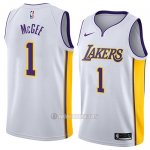 Camiseta Los Angeles Lakers Javale Mcgee #1 Association 2018 Blanco