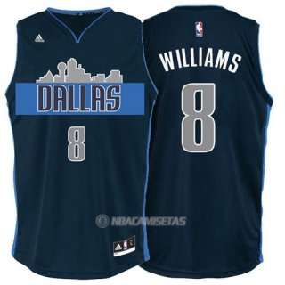 Camiseta Dallas Mavericks Williams #8 Azul