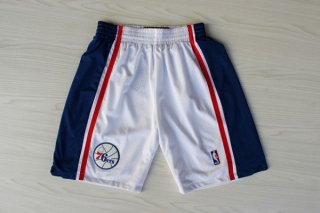 Pantalone retro de Blanco Philadelphia 76ers NBA