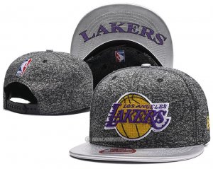 NBA Los Angeles Lakers Sombrero Oscuro Gris Violeta