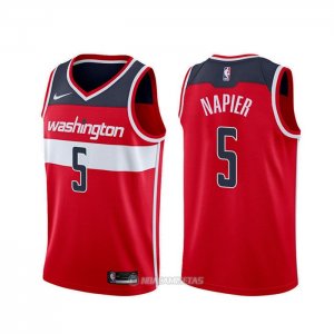 Camiseta Washington Wizards Shabazz Napier #5 Icon Rojo