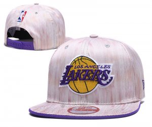NBA Los Angeles Lakers Sombrero Blanco Violeta