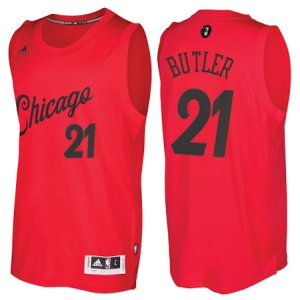 Camiseta Navidad Chicago Bulls Butler #21 Rojo