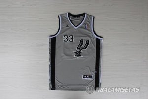 Camiseta Gris Diaw San Antonio Spurs Revolution 30