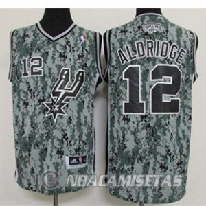 Camiseta San Antonio Spurs Aldridge Camo #12