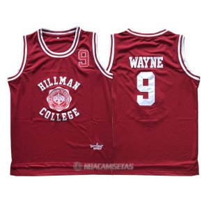 Camiseta Pelicula Hillman College Wayne #9 Rojo