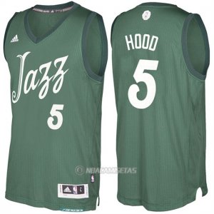 Camiseta Navidad Utah Jazz Rodney Hood #5 Veder