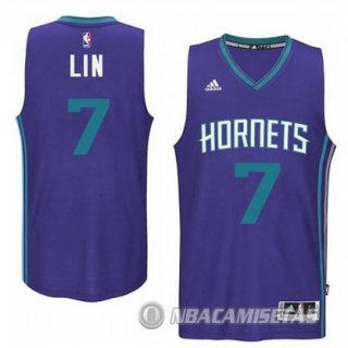 Camiseta Purpura Retro Lin Charlotte Hornets