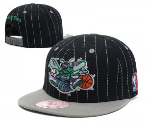 NBA Charlotte Hornets Sombrero Negro Gris 2015