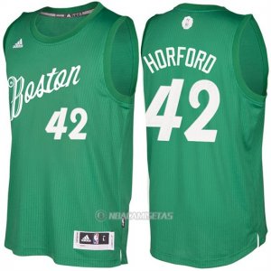 Camiseta Navidad Boston Celtics Al Horford #42 Veder