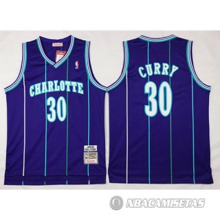 Camiseta Purpura Curry Charlotte Hornets