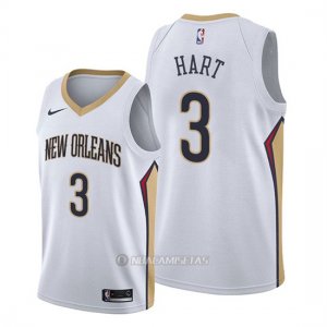 Camiseta New Orleans Pelicans Josh Hart #3 Association Blanco