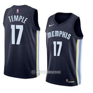 Camiseta Memphis Grizzlies Garrett Temple #17 Icon 2018 Azul