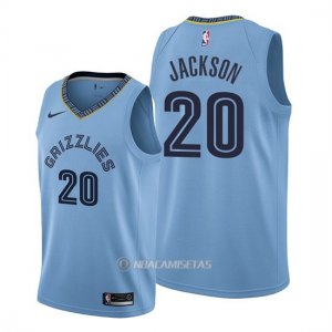 Camiseta Memphis Grizzlies Josh Jackson #20 Statement Azul