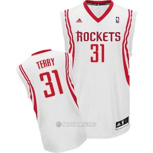 Camiseta Houston Rockets Terry #31 Blanco