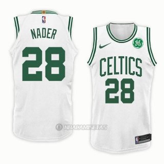 Camiseta Boston Celtics Abdel Nader #28 Association 2018 Blanco