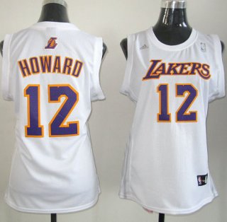 Camiseta Mujer de Howard Los Angeles Lakers #12 Blanco