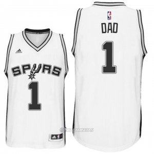 Camiseta Dia del Padre San Antonio Spurs Dad #1 Blanco