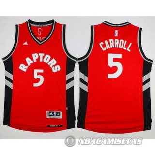 Camiseta Toronto Raptors Carroll #5 Rojo