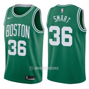 Camiseta Boston Celtics Marcus Smart #36 Swingman Icon 2017-18 Verde